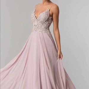 Mauve prom dress